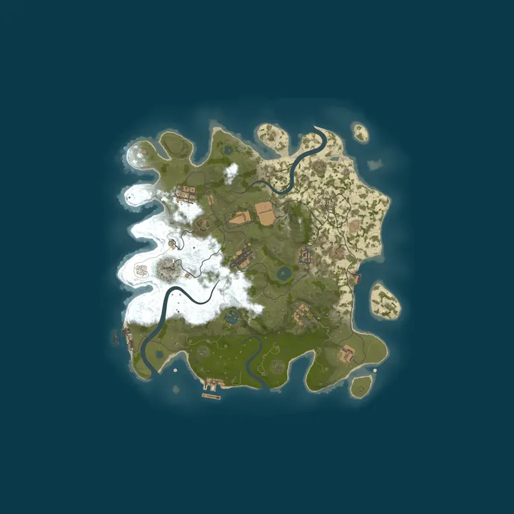 Map of LAST STAND | TW | Vanilla | No Limit Teams | Hardcore PvP