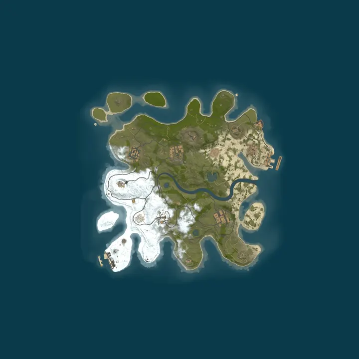 Map of UCloud Game Zone Rust Server
