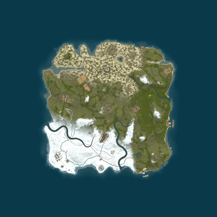 Map of Sora Rust JUST WIPED|2x|Weekly|Quad|