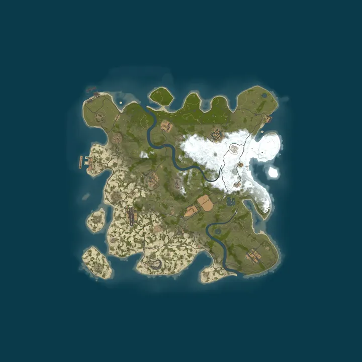 Map of ROLS RUST CLASSIC | FREE SKINS  | WIPE 10.03