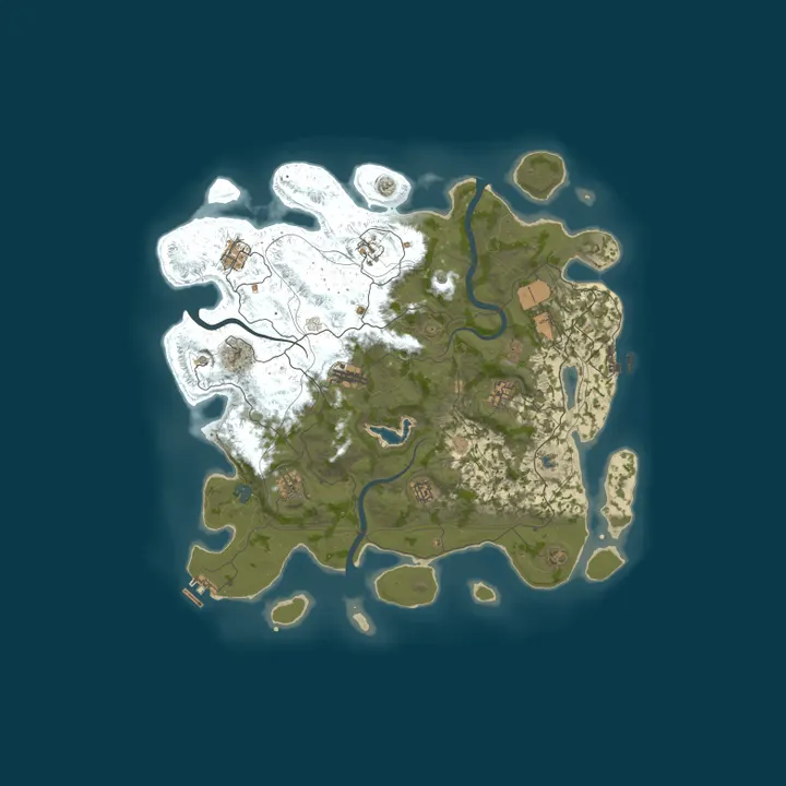 Map of RUSTBURG.GG #1〔X5/X10|NO LIMIT|LOOT+|FPS+|KITS|TP〕27.10