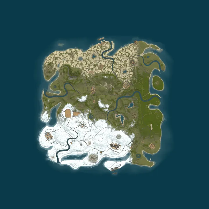 Map of Rust Semples 1x Pure Vanila