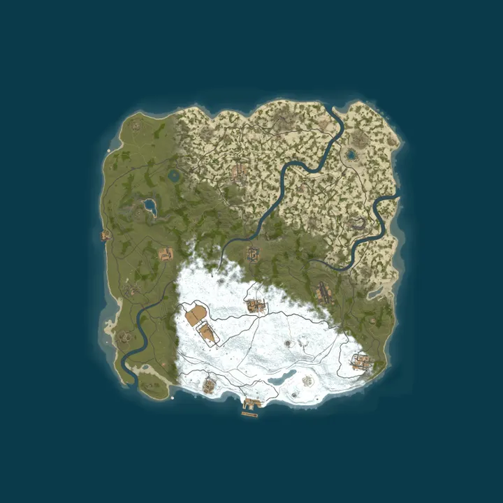 Map of WEREWOLF GAMING.CO 5x Solo/Duo/Trio LARGE|TP|Share BPs|Lootx5|
