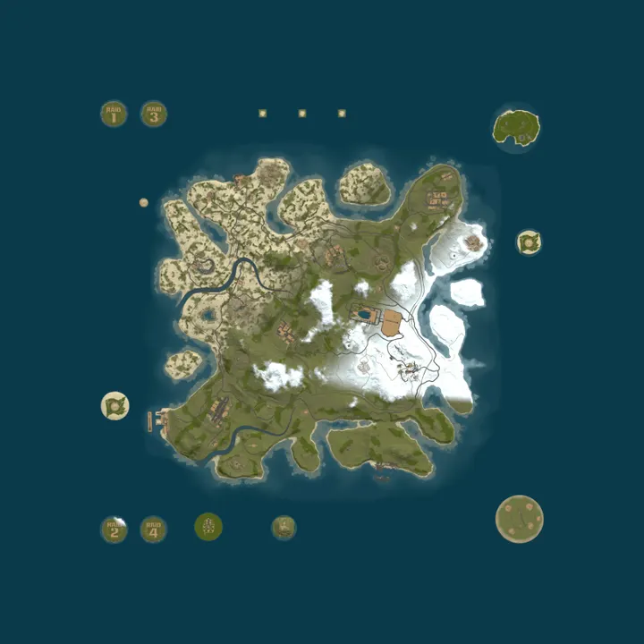 Map of RUSTALIA [LATAM] PVE | Wiped: 12d 8h