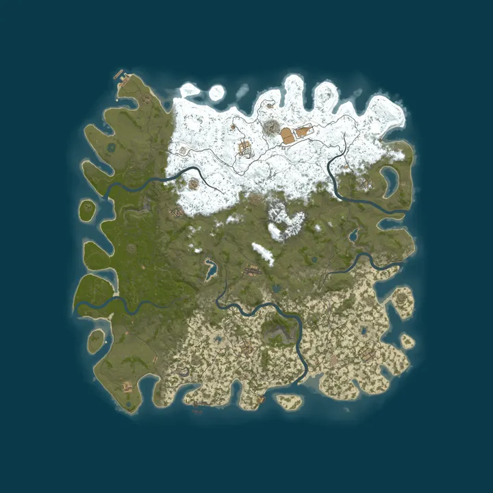 Map of WORDFORSURE [US West] PvE - No Killing/Raiding/Stealing