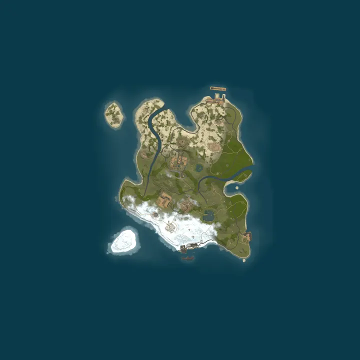 Map of Sakura Rust Server