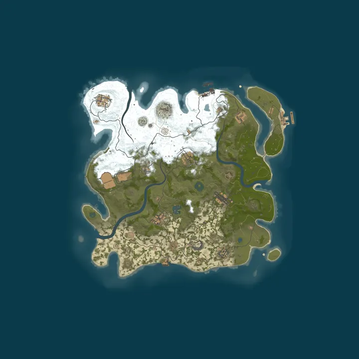 Map of RETRO RUST #1 Х1000|NOLIMIT|LOOT++|KIT WIPE 27.10