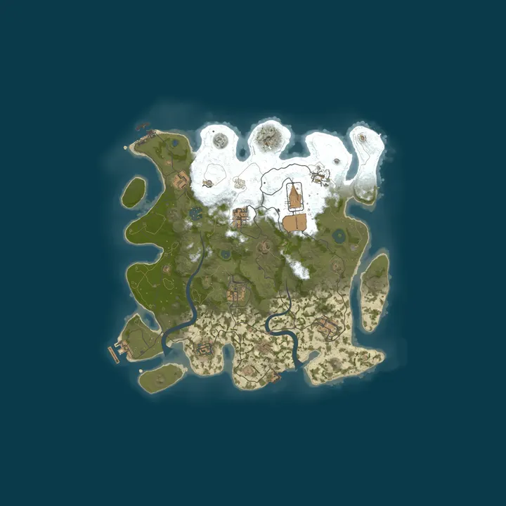 Map of #2 RAIDCORE X1000000 | FPS++ | TP | KIT | HOME | WP22.10