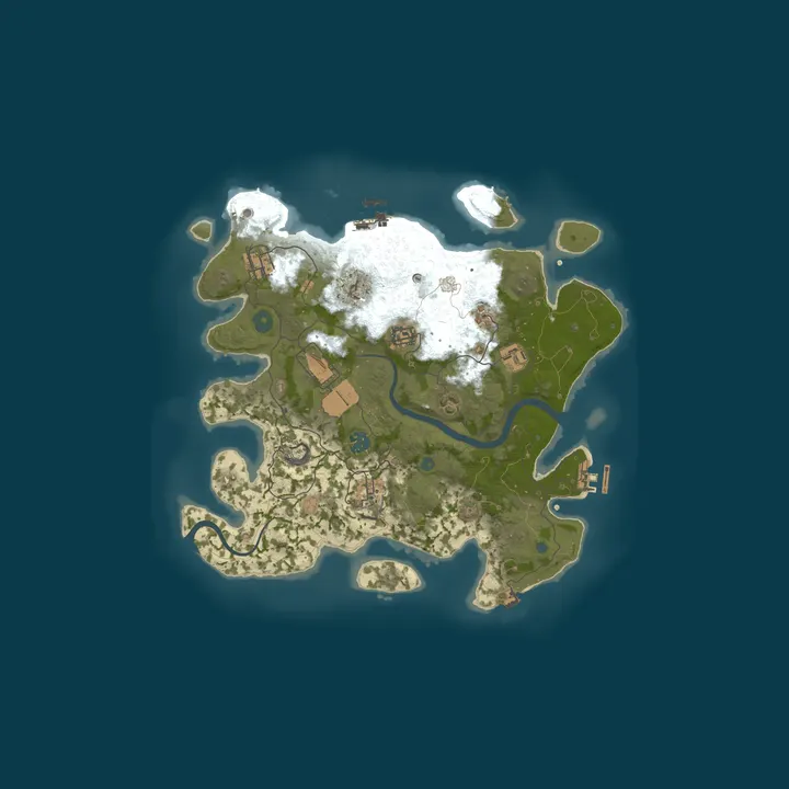 Map of DEADROP PVE | IN-GAME MENU | RP | ZLVL | CUSTOM EVENTS