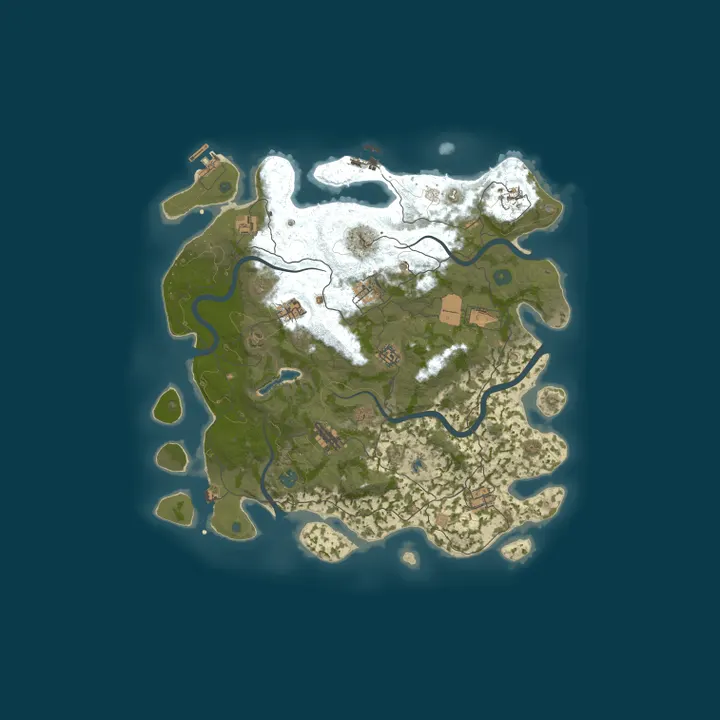 Map of [EU] Rust.Goldteam.lv |x2|Kits|Clans|Skins|