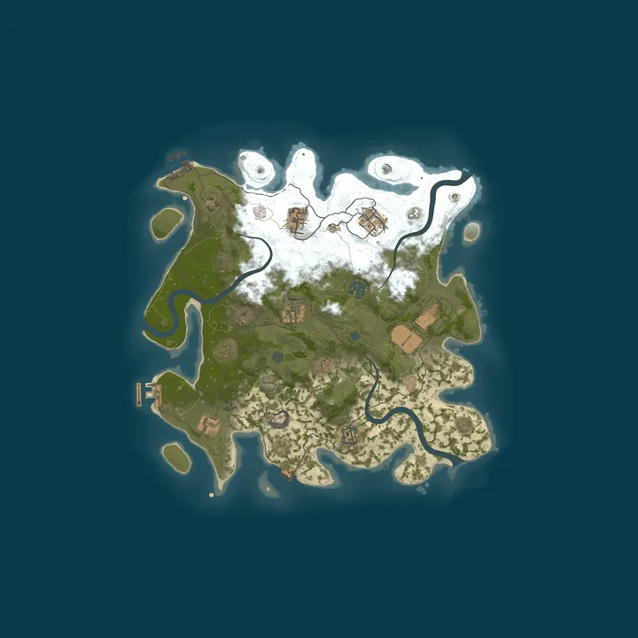 Map of [IRAN] AR RUST 5x | [shop] [clans] [NoBps] [Kits]