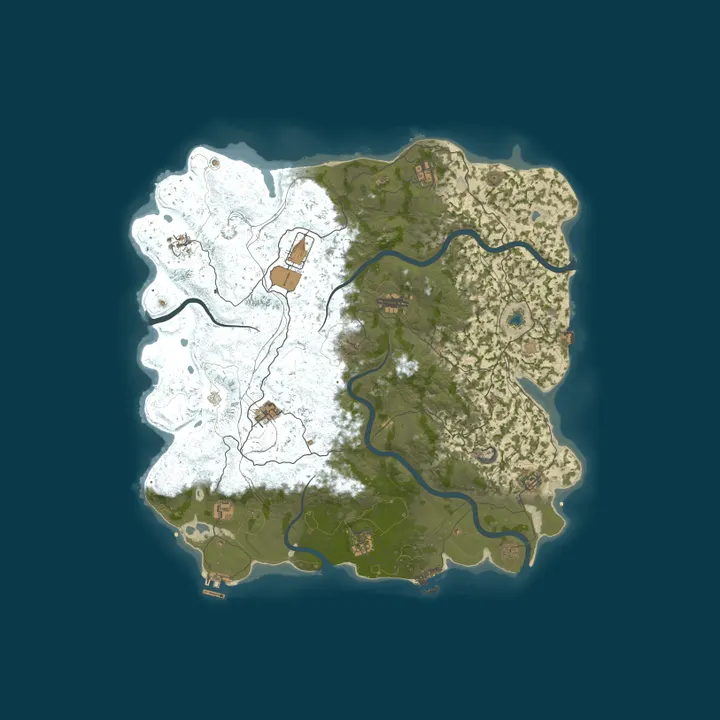 Map of A Rust Server