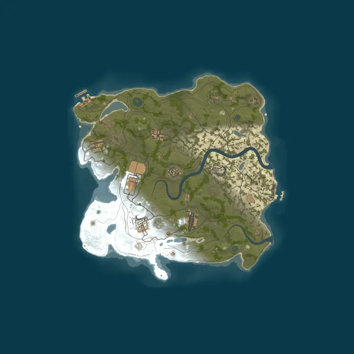 Map of ⦿ ICEFUSE EU 5X Duo (Solo/Duo|Shop|Kits|TP|Loot X5 WIPED)
