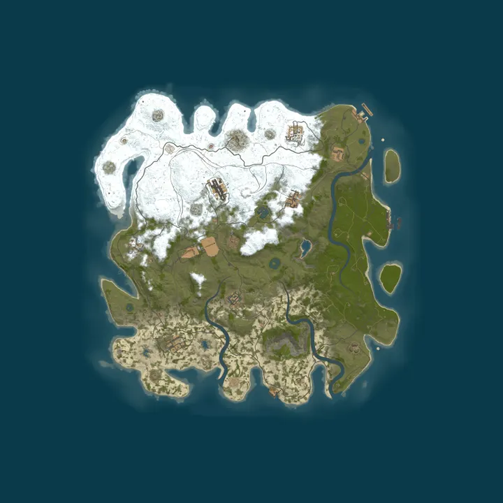 Map of Vanilla System Rust
