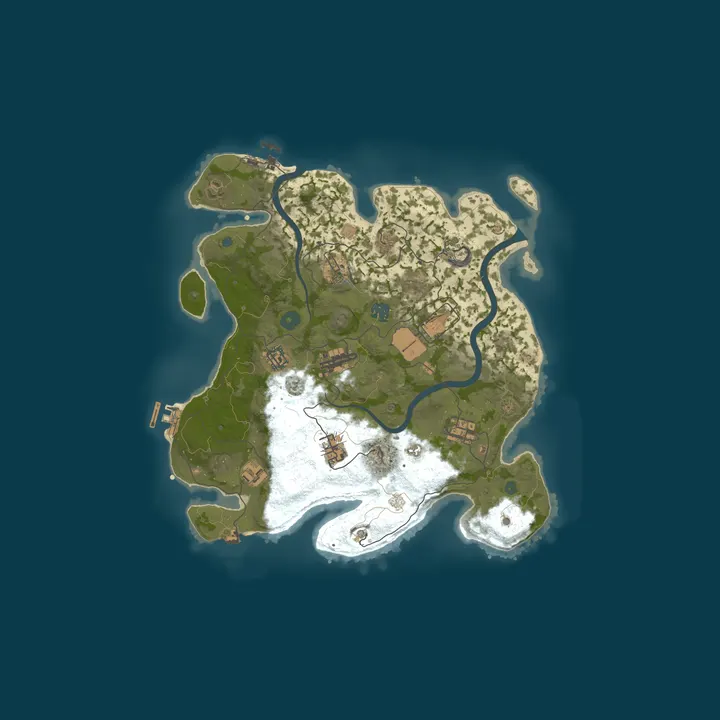 Map of iron wood