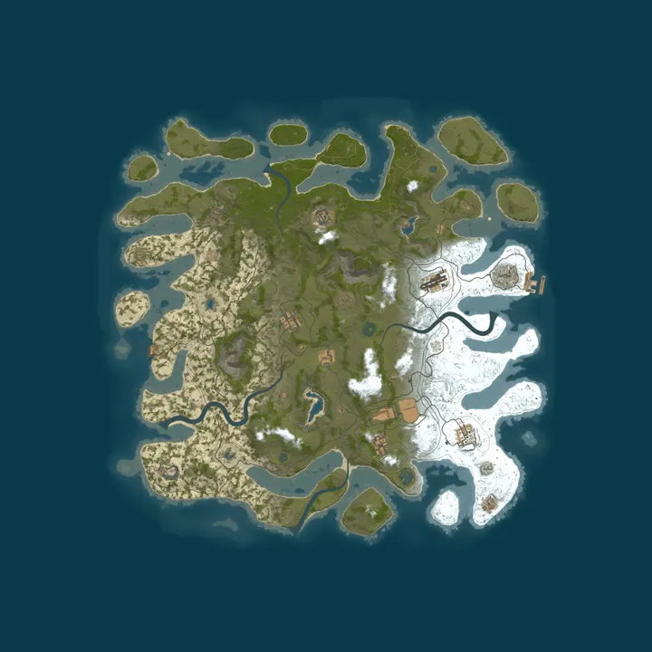Map of Celestial Rust PvE 2 x10 RAIDABLE BASES|TP|HOMES|KITS|+MORE