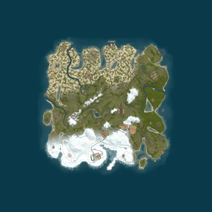 Map of Rust4Noobs | Solo/Duo | Primitive Monthly | No BP Wipe