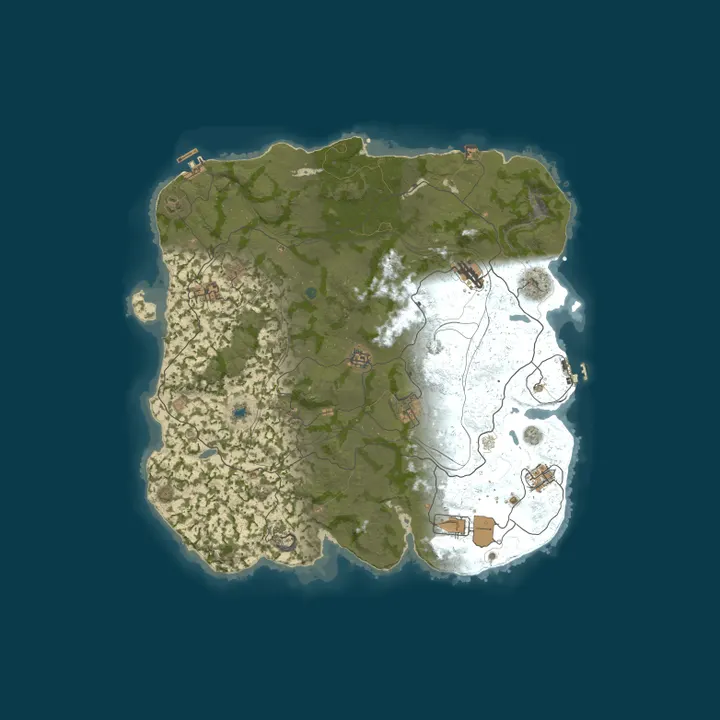 Map of Vast Rust - US | 2x Bi-Weekly Fridays |