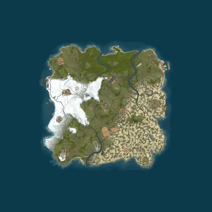 Map of Reddit.com/r/PlayRust - US Monday
