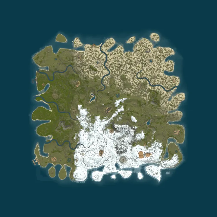 Map of Rust Server