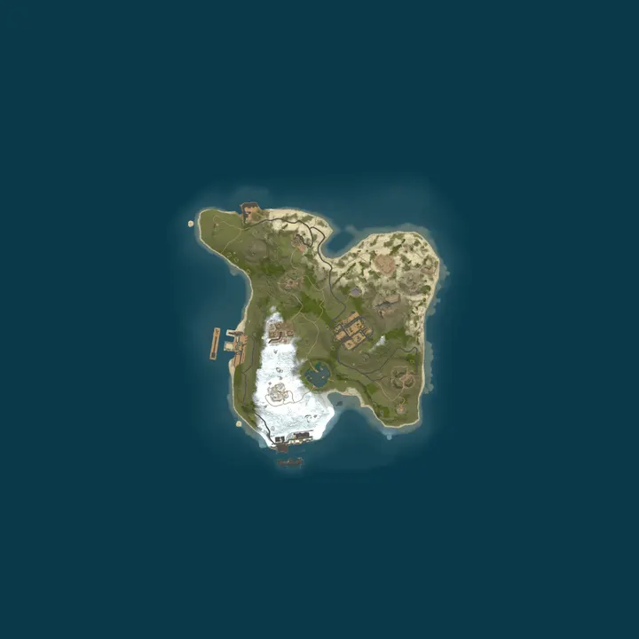 Map of Rust Server by nitrado.net
